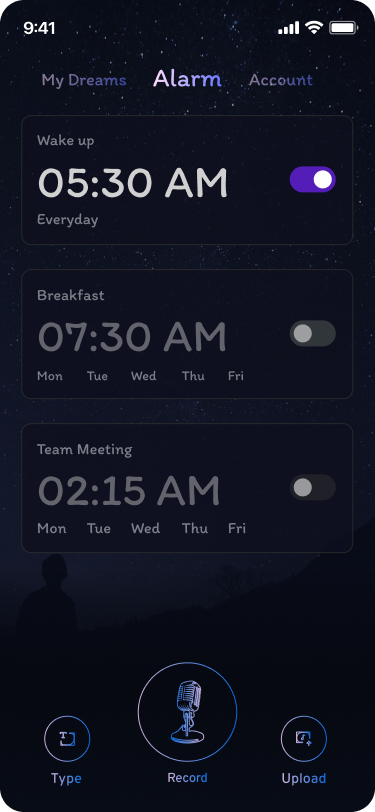 Set reminders to record your ideas
