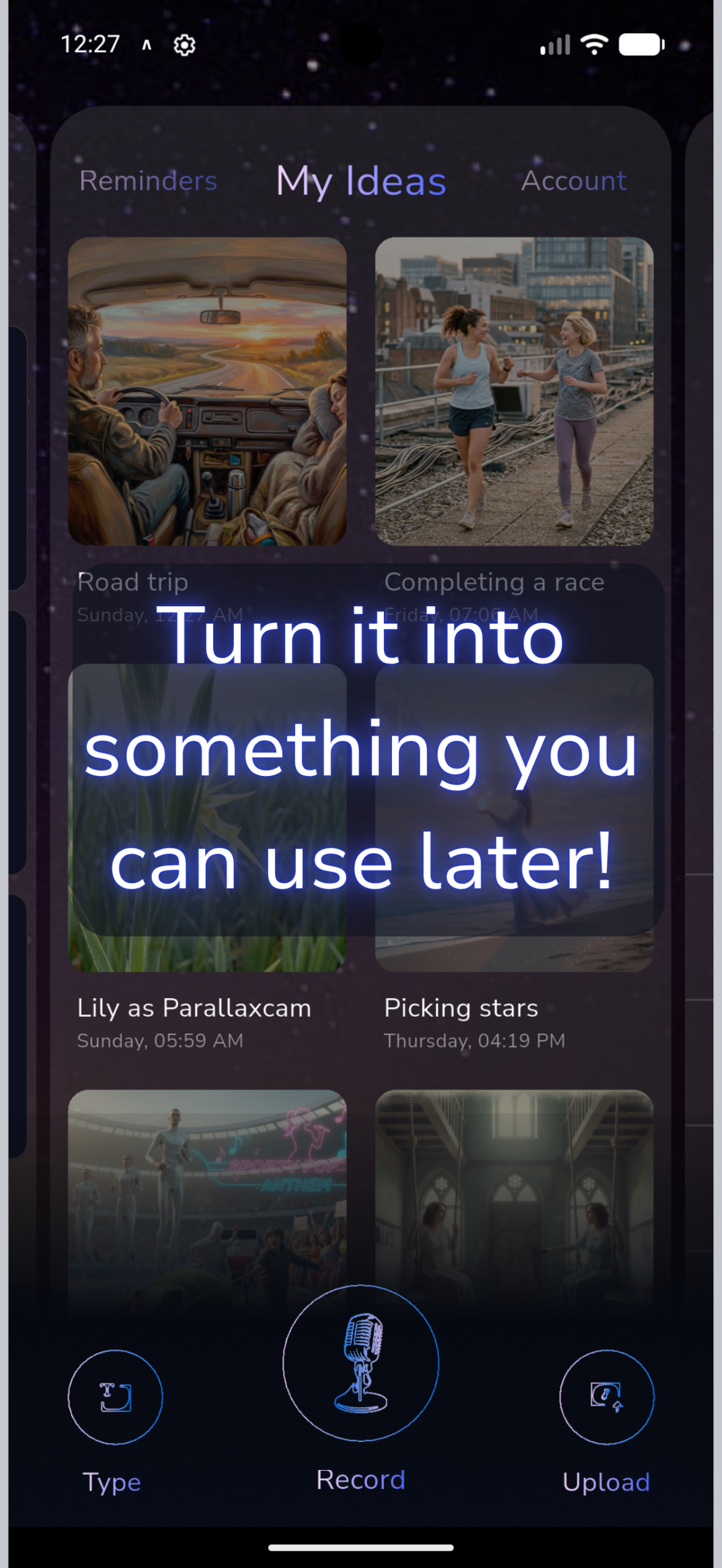 Your growing idea library